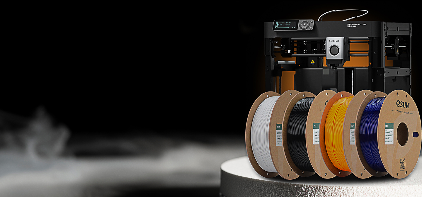 Drukarka 3D Bambu Lab z filamentami eSUN, nowoczesne rozwiązania dla precyzyjnego druku 3D
