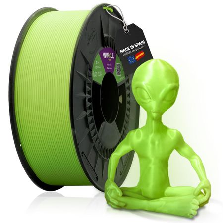 WINKLE PLA-HD Filament 1.75mm 1000g Green Luminous Zielony świecący w ciemności