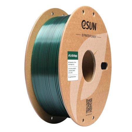 eSUN PLA-Silk Magic Filament 1.75mm 1000g Black-Green Czarno-Zielony